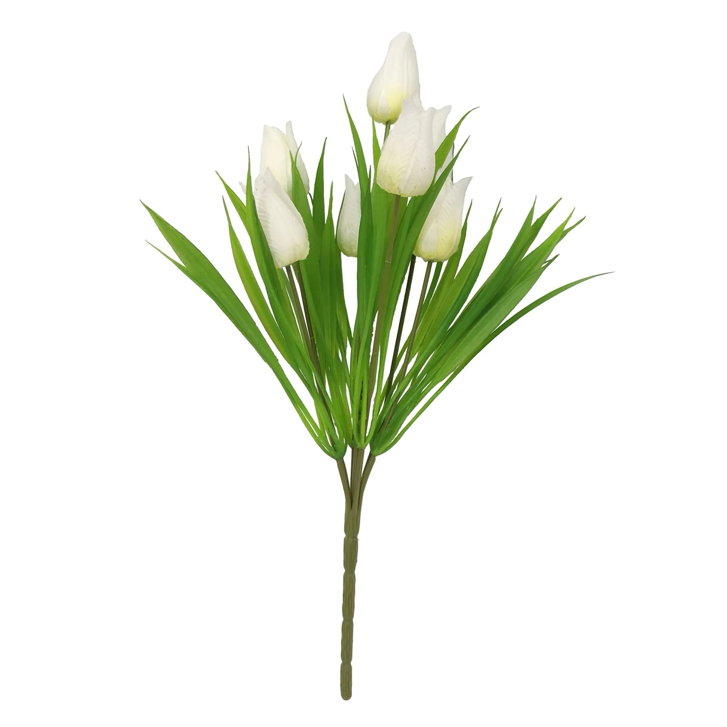 E-shop Boltze Umelá rastlina kytica tulipánov biela 6 x 10 x 30 cm