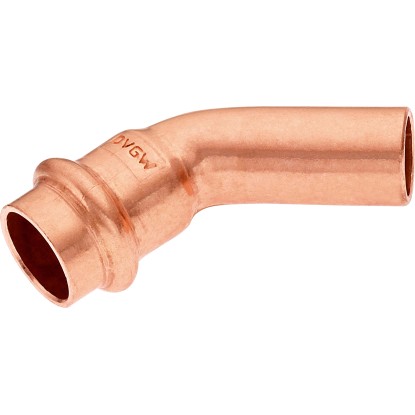 Lisovacie koleno typ IA meď 45°, pr. 15 mm x 15 mm, 1 ks