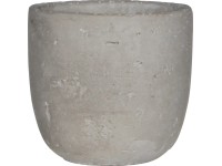 Mica Decorations Kvetináč Jimmy svetlo sivý, pr. 11,5 x 11 cm