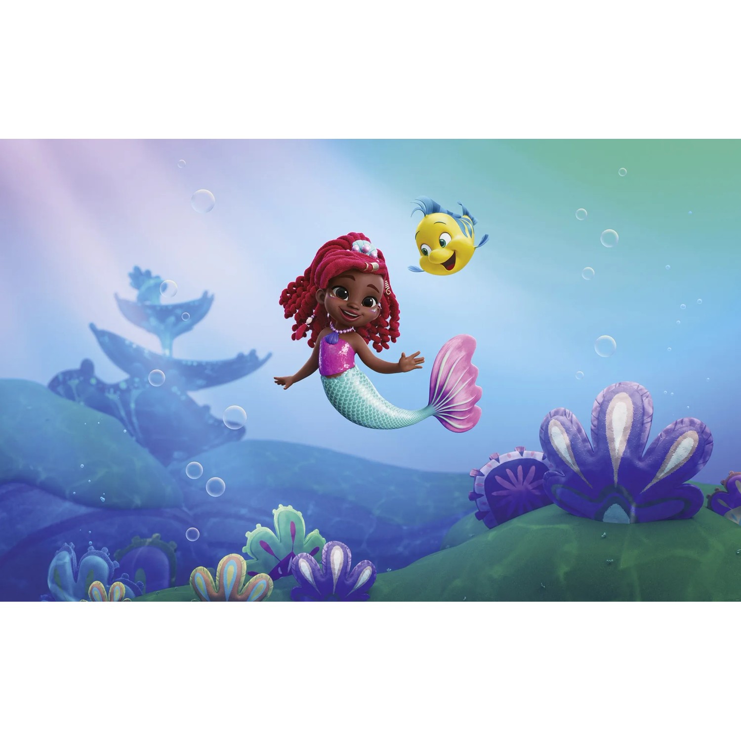 E-shop Komar Vliesová fototapeta Disney Ariel Junior Friends 400 x 250 cm