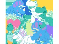 Komar Vliesová fototapeta Toy Story Rex and Trixie 300 x 280 cm