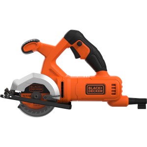 Kompaktná ručná píla Black+Decker BES510, 400 W, oranžovo-čierna. Kompaktná píla na drevo, kov a plast.