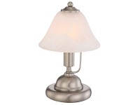 Stolná lampa Antique I matný nikel