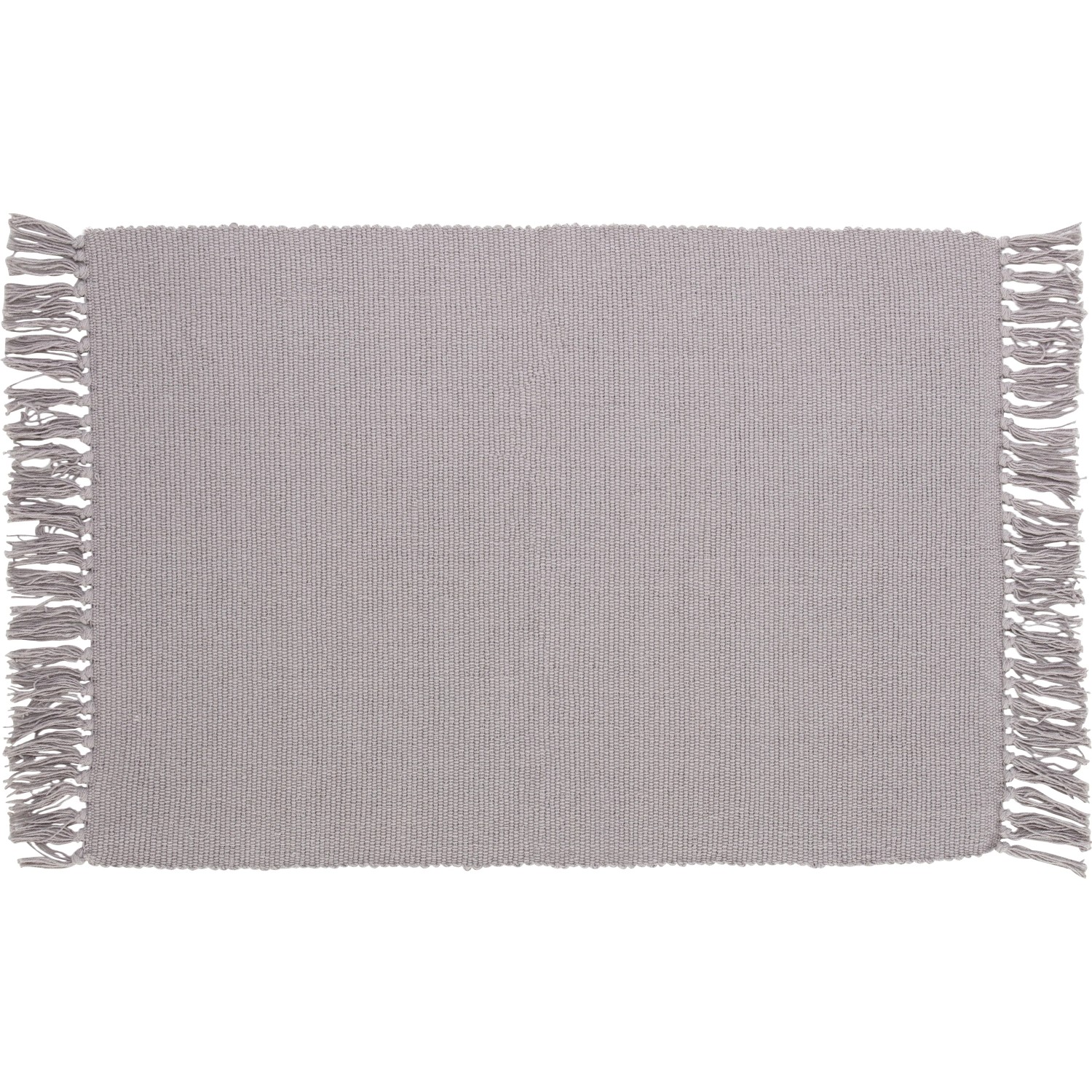 E-shop OBI Bavlnený koberec Uni striebrosivý 50 x 80 cm