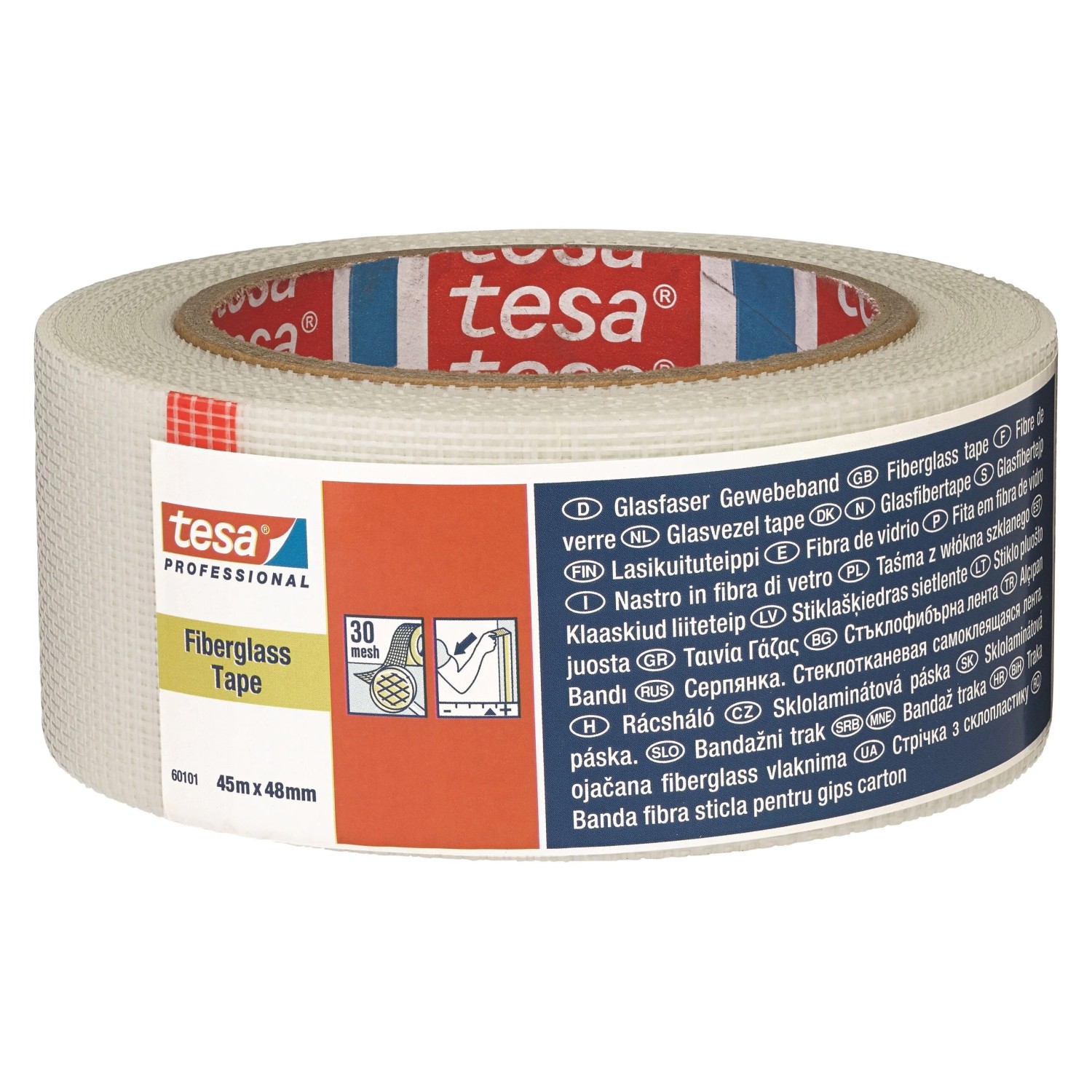 E-shop tesa Opravná sklolaminátová páska Professional 66101, 45 m x 48 mm