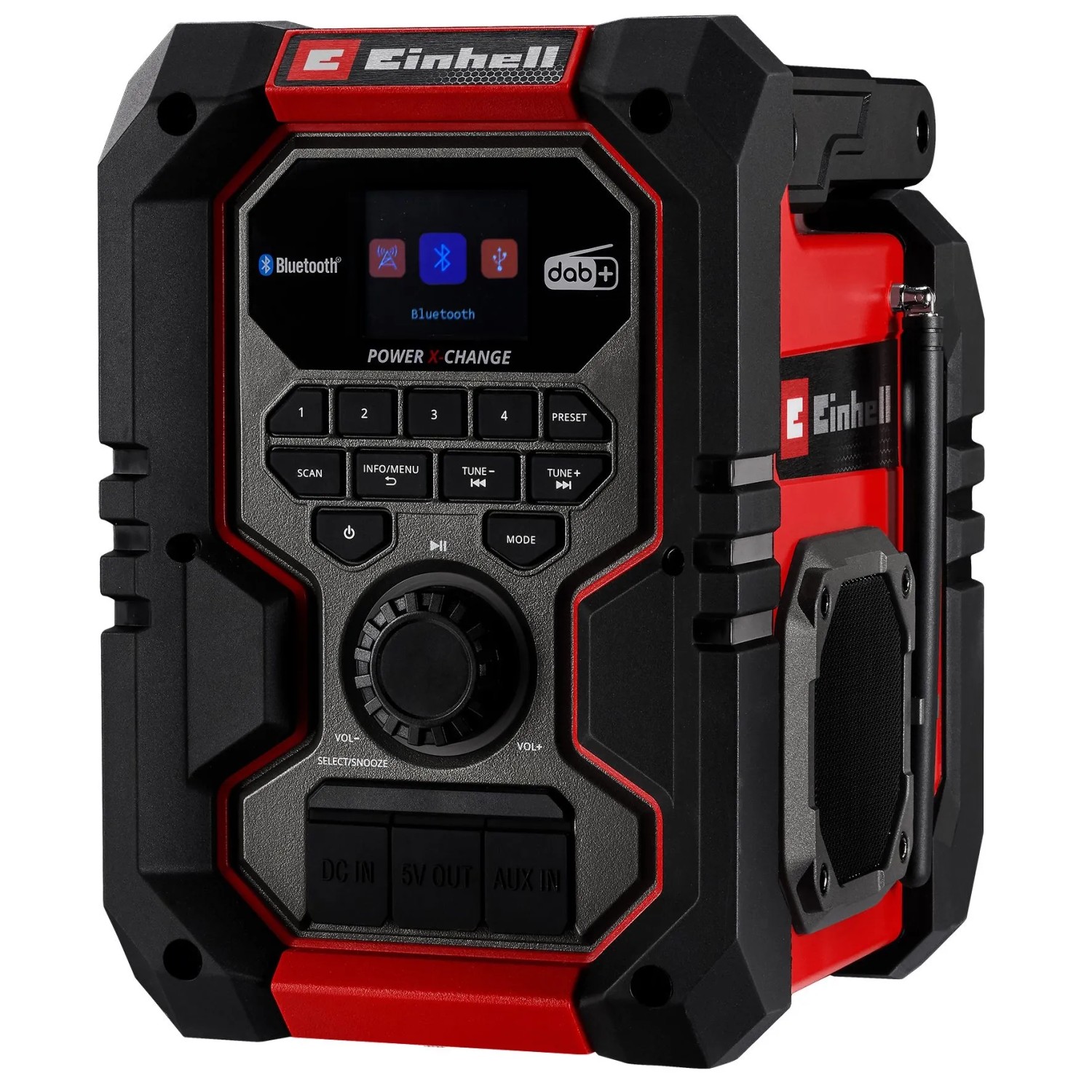 E-shop Einhell Power X-Change Aku rádio TE-CR 18 Li DAB+/FM/BT - Solo