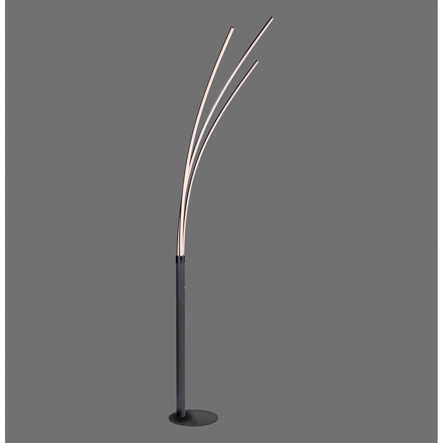 E-shop Just Light. Stojaca LED lampa Maja, 18W, 2200lm, 3000K, čierna, 80 x 58 x 215cm