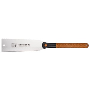Jemná píla Kirschen 24 cm s korkovou rukoväťou pre presné rezy do dreva.
