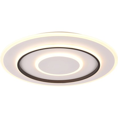 REALITY LED stropné svietidlo JORA biel.mat. 55W 6400lm 2700-6000K pr. 60 x 6 cm