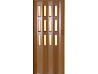 HOPA Plastové zhrňovacie dvere Luciana Design presklené buk 73 x 200 cm HOPA Plastové zhrňovacie dvere Luciana Design presklené buk 73 x 200 cm