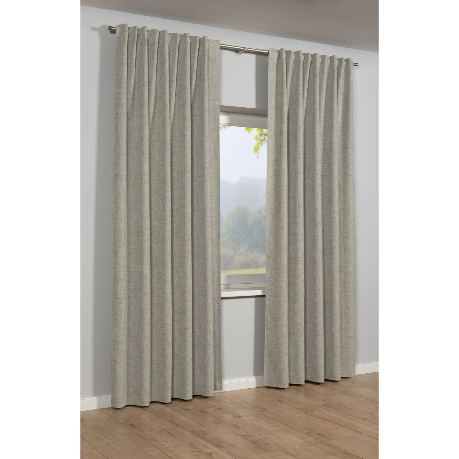 E-shop Bennetti Záves so skrytými pútkami natural 245 x 140 cm