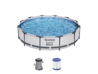 Bestway Bazén Steel Pro MAX sv.sivý, filtrácia pr. 366x76 cm (EN) Bestway Bazén Steel Pro MAX sv.sivý, filtrácia pr. 366x76 cm (EN)