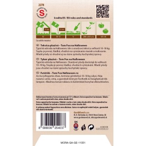 GardenSeed Premium Semienka Tekvica plazivá Tom Fox
