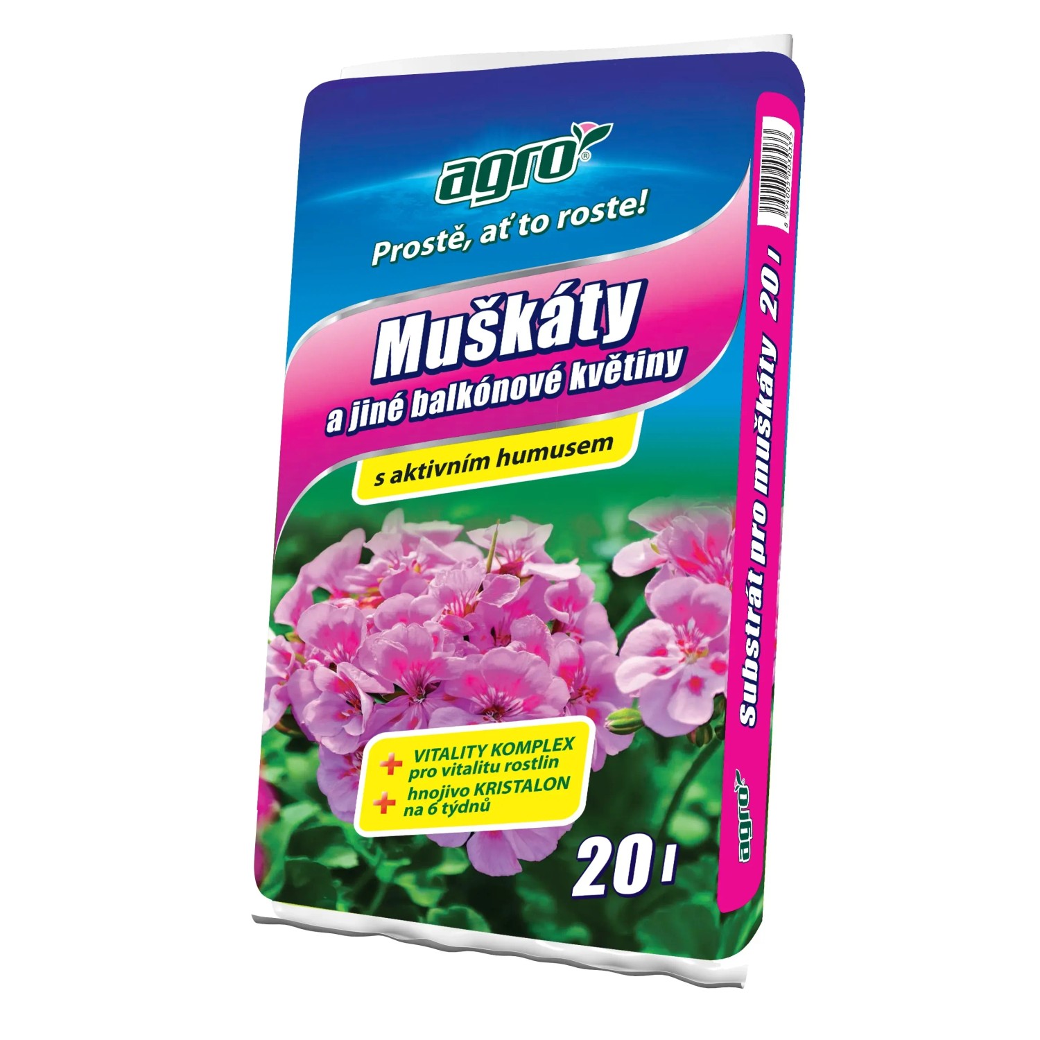 E-shop AGRO Substrát pre muškáty a iné balkónové rastliny 20 l