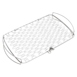 Veľký držiak na ryby a zeleninu Weber z nehrdzavejúcej ocele pre grily od Ø 47 cm.