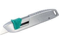 Wolfcraft Bezpečnostný nôž s trapézovou čepeľou, kovový