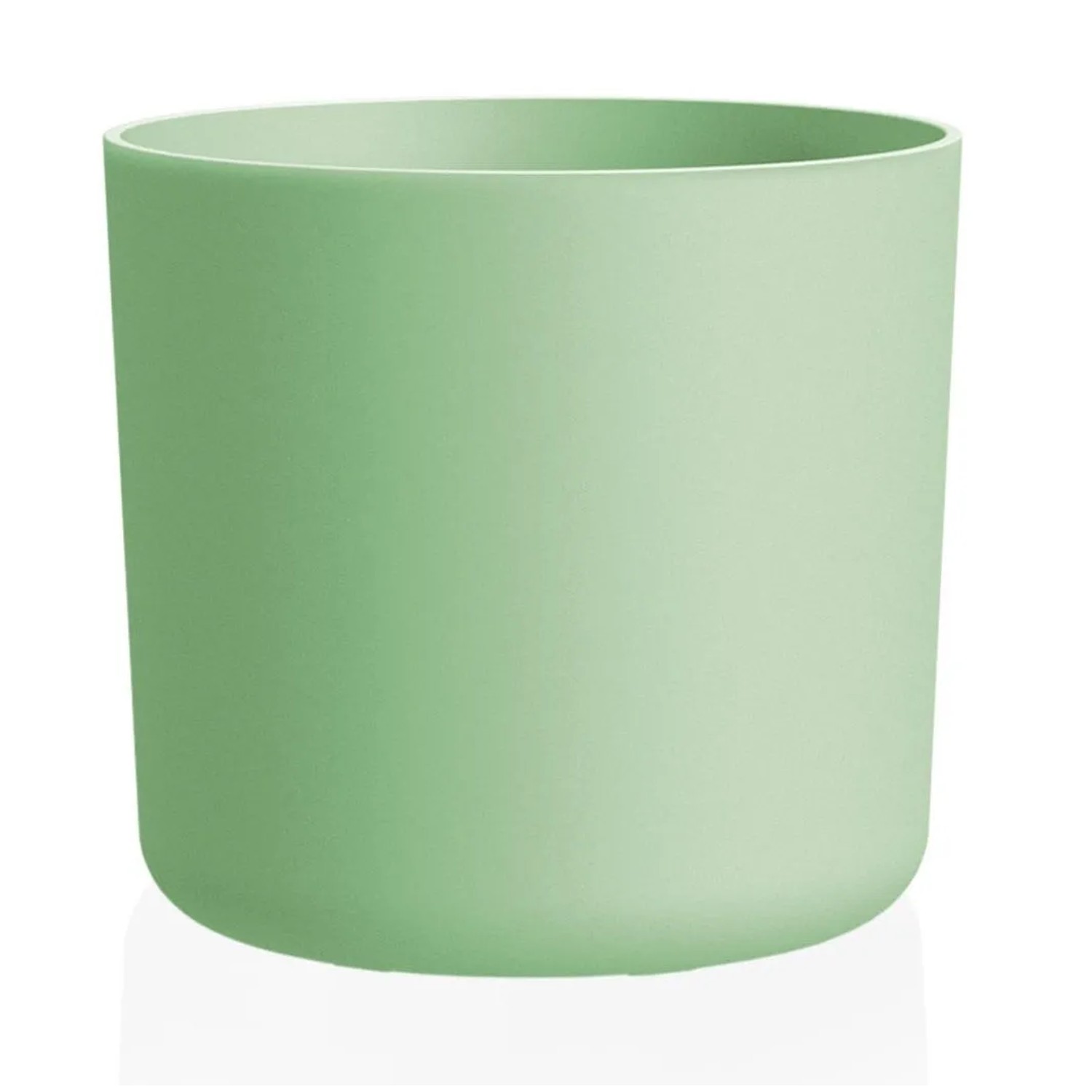 E-shop GARDENICO Kvetináč Lora plast, pistáciová, pr. 18 x 16,3 cm