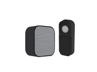 Solight Bezdrôtový domový zvonček 1L75B batériový, learning code, 180m, čierna