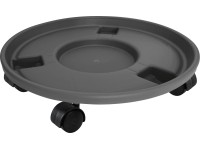 Podložka pod kvetináč s kolieskami antracitová