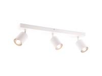 Brilliant LED bodové svietidlo Taio biele 3xGU10 4,8W 350lm, 3000K, 13x6x52,5 cm