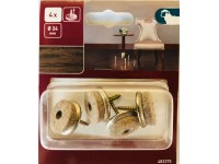 OBI Parketové podložky so skrutkou pr. 24 mm, 4 ks