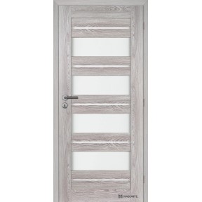 Doornite Dvere rámové Victoria Sklo 80 P, dub sivý