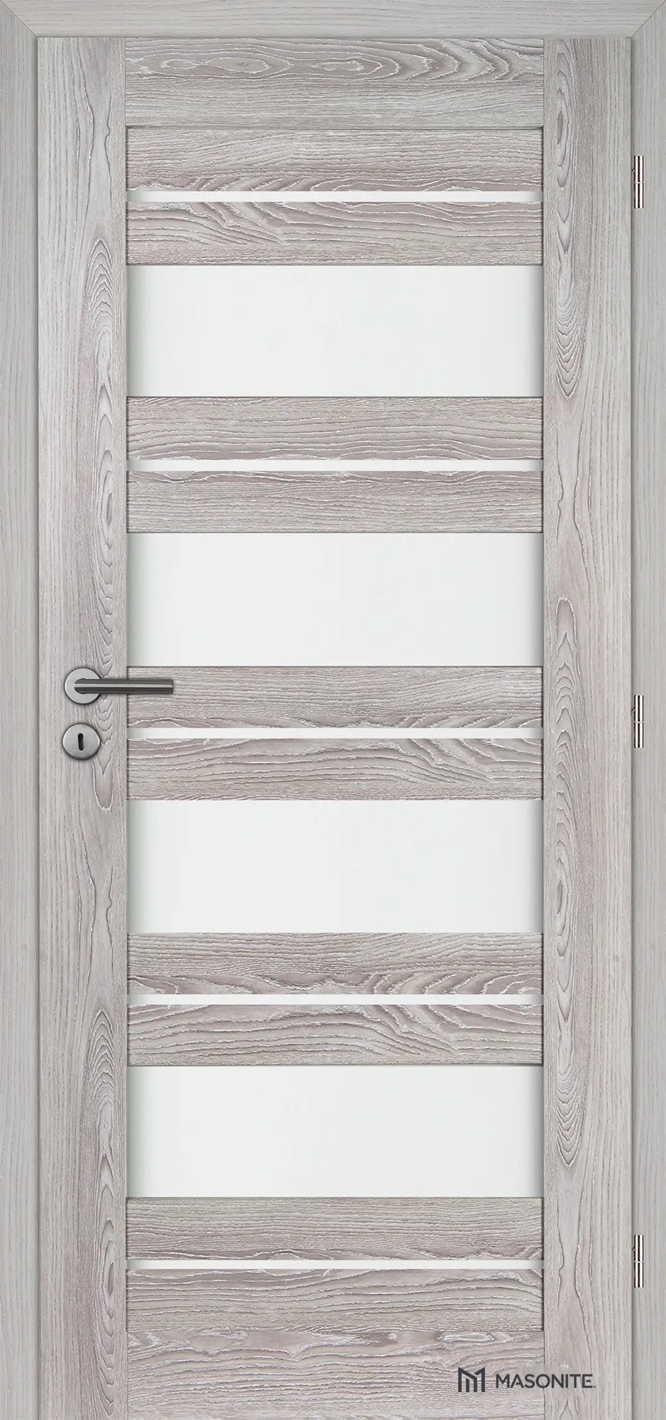 Doornite Dvere rámové Victoria Sklo 80 P, dub sivý