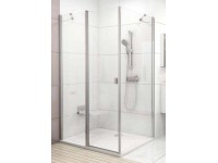 RAVAK Sprchovací kút Chrome CRV2 80, lesklý + transparentný (1/2) RAVAK Sprchovací kút Chrome CRV2 80, lesklý + transparentný (1/2)