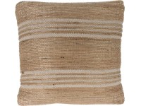 Koopman Vankúš jutový/bavlnený pruhovaný, rôzne farby, 45 x 45 cm