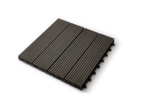 Guttadeck WPC terasová dlažba, tmavo sivá, 30 x 30 cm