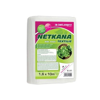 Netkaná textília krycia biela 1,6 x 10 m