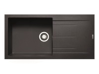 Pyramis Granitový drez s odkvapkávačom Alazia 1B 1D, carbon, 100 x 50 cm Pyramis Granitový drez s odkvapkávačom Alazia 1B 1D, carbon, 100 x 50 cm