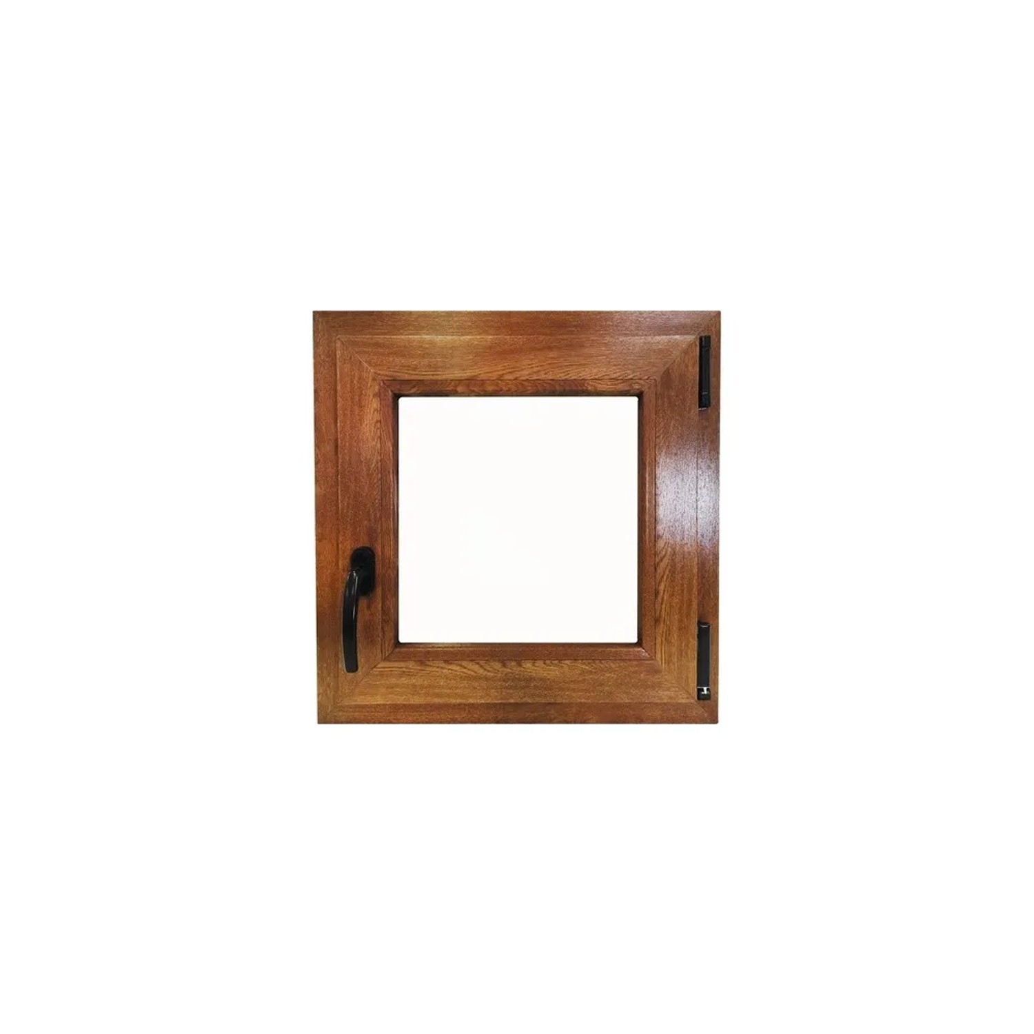 E-shop TeraGlass Okno plastové 4-komorové, 2-sklo, zlatý dub, 1000 x 800 x 60 mm, P