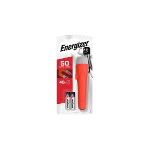 Svietidlo Energizer s batériami, červené, 50 lúmenov, ideálne na každodenné použitie.