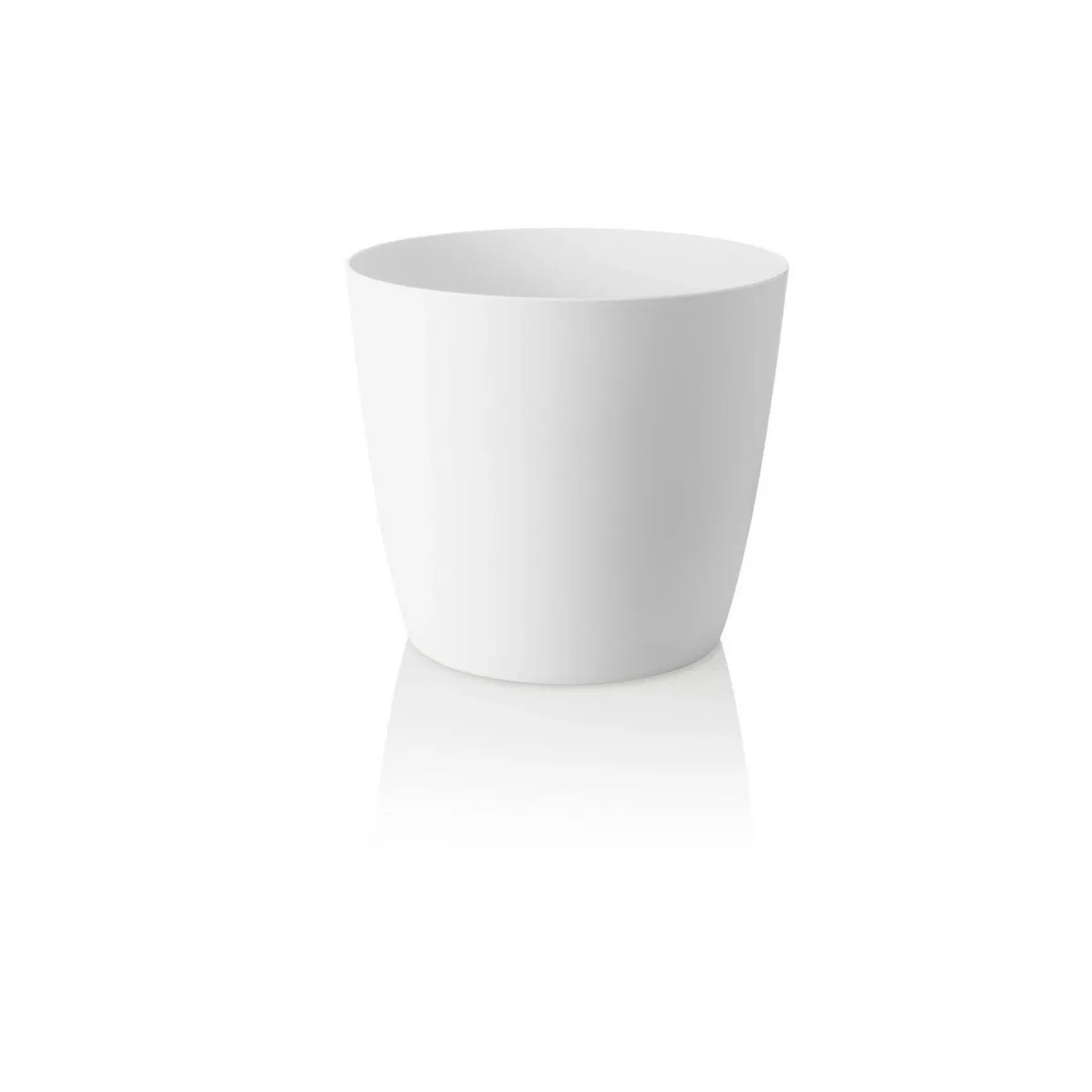 E-shop GARDENICO Kvetináč Ella Twist´n´Roll biely pr. 28,5 x 26,5 cm