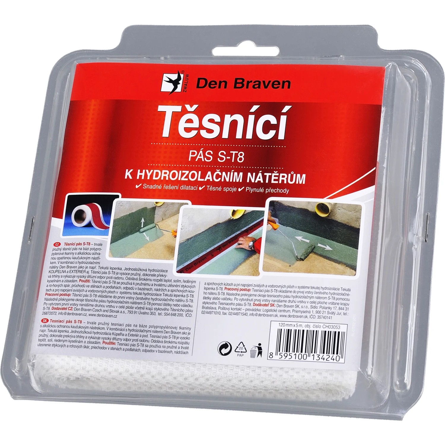 E-shop Den Braven Tesniaci pás Profi 120 mm x 5 m