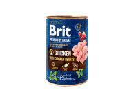 Brit Kapsička pre psov Premium by Nature Chicken with Hearts 400 g