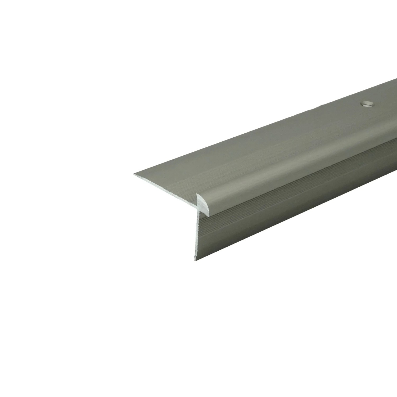 E-shop Döllken Schodová hrana pre vinylové podlahy 1163 nerezová 1000 x 5,5 x 20 mm