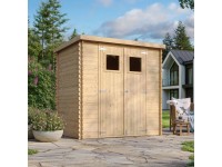 Timbela Drevený záhradný domček M311 bez podlahy, 118 x 188 cm