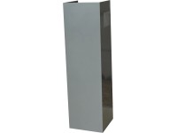 PKM Výsuvný komín pre digestor UBH5000H, strieborný, 50-98 x 14,5 x 14,5 cm