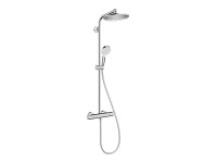 Hansgrohe Sprchový systém Crometta S 240 1jet s termostatom biela/chróm Hansgrohe Sprchový systém Crometta S 240 1jet s termostatom biela/chróm