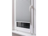 STUZA Plisé roleta EasyFix, sivá, 40 x 80 cm