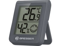 Bresser Interiérový teplomer a vlhkomer HumiTemp, sivá