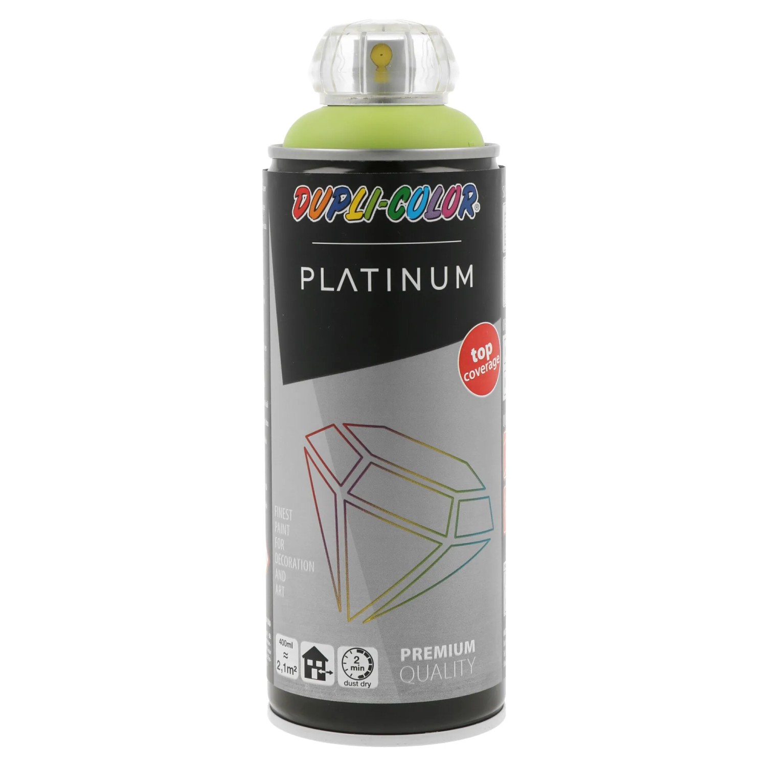 E-shop DUPLI-COLOR Lak v spreji PLATINUM hodvábne matný, jarná zelená, 400 ml