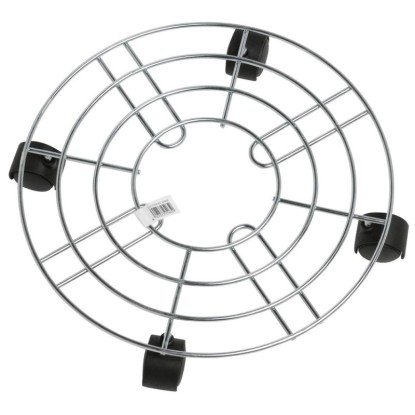 OBI Vozík pod kvetináč kovový guľatý priemer 35 cm