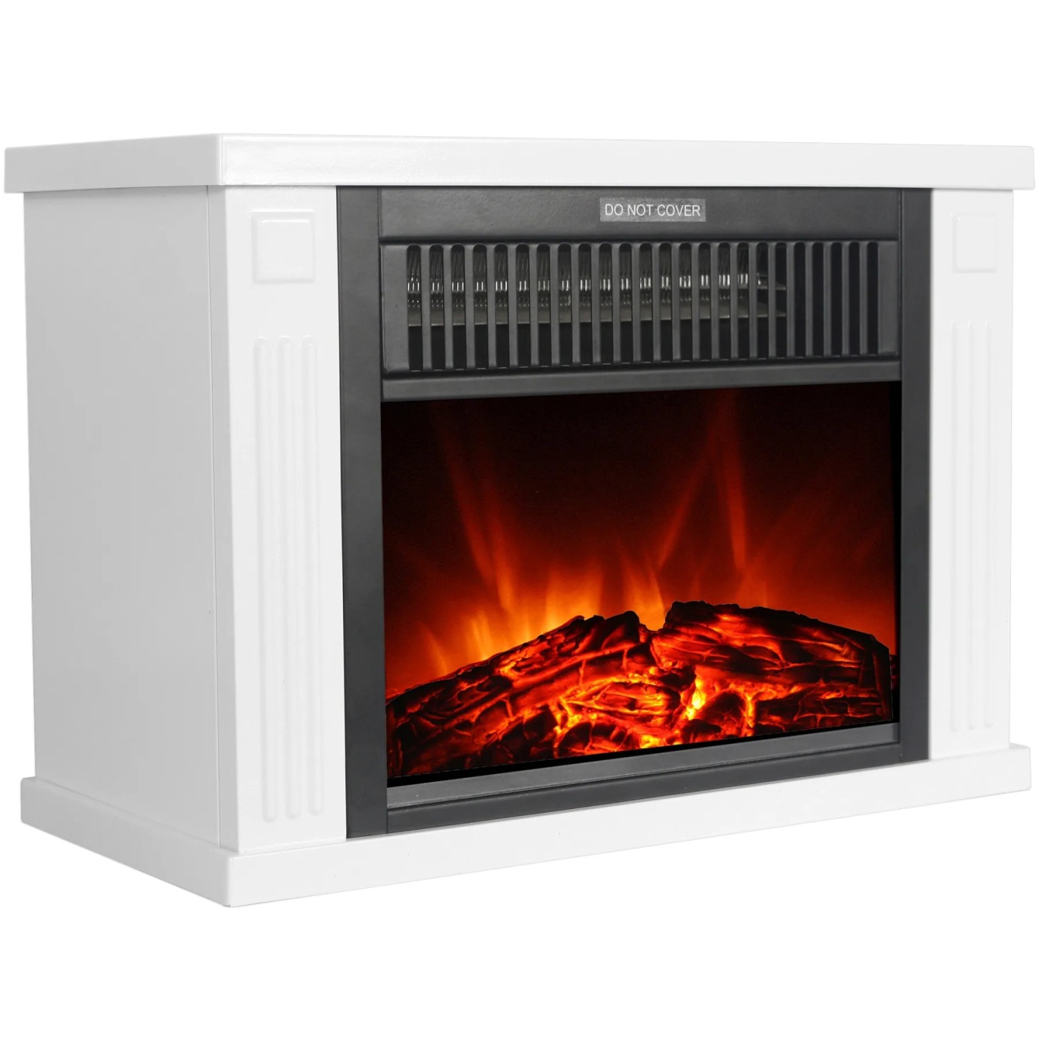 E-shop EL Fuego Elektrický krb Brügge biely 1,2 kW