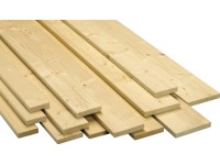 Rettenmeier Hobľovaná doska, hladká, smrek/jedľa, kvalita GKL1, 210x14,2x2,6 cm