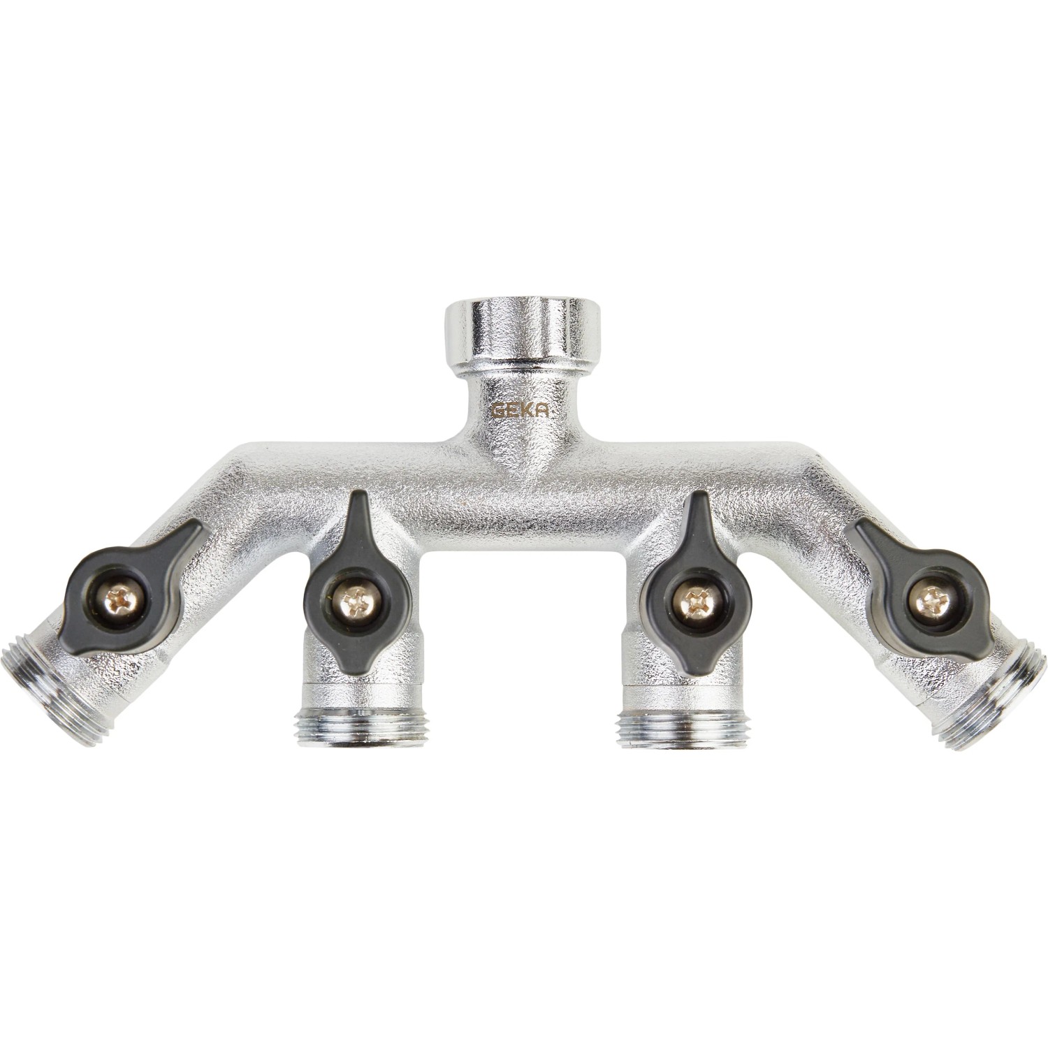 E-shop GEKA plus push-fit systém Štvorcestný ventil R24,1mm (3/4") - 4x Rp26,4mm (3/4")