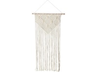 Koopman Macramé závesná dekorácia béžová 43 x 80 cm