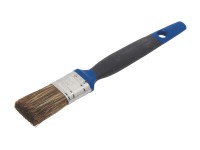 LUX-TOOLS Plochý štetec na lazúru s rukoväťou Softgrip 30 mm